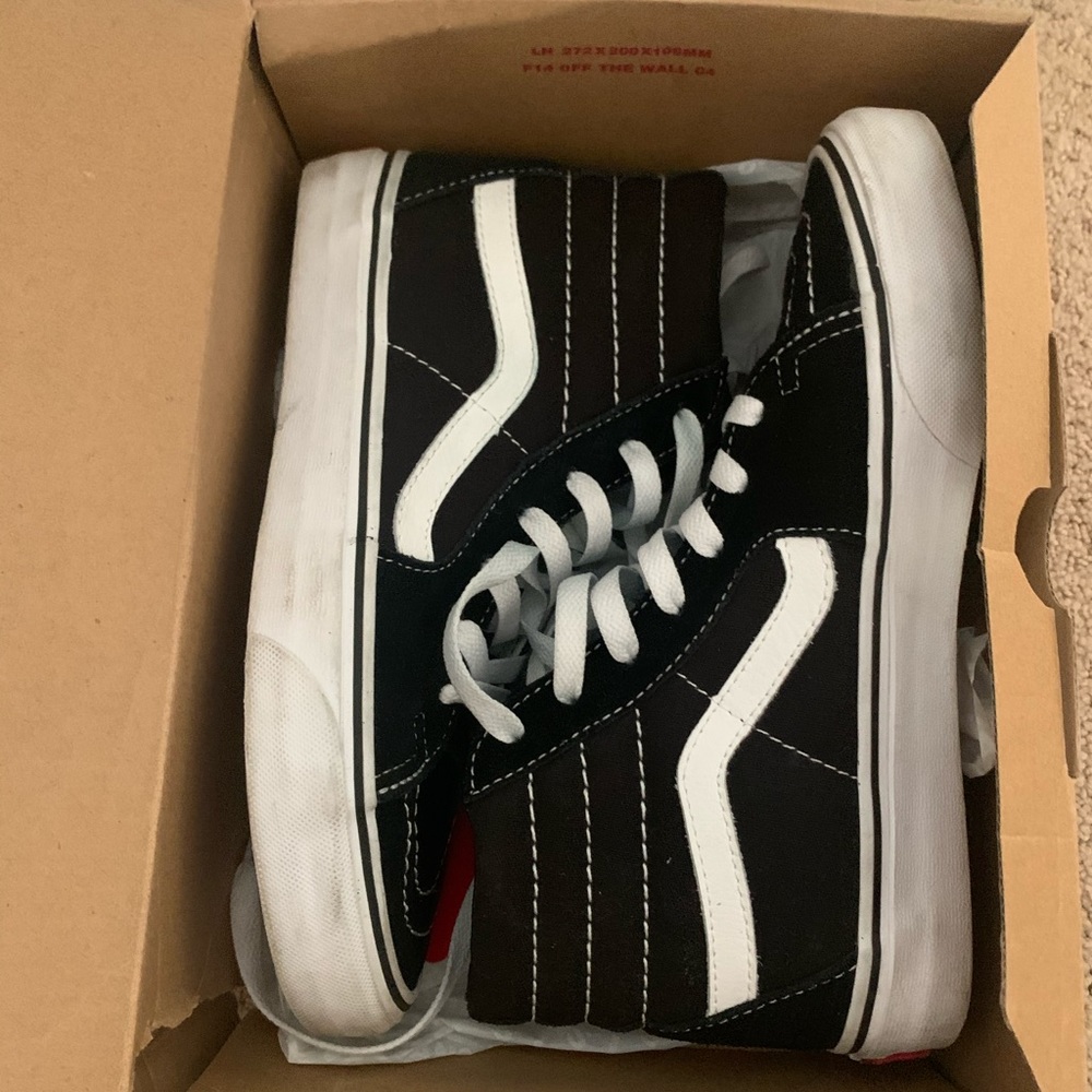 Black Vans High Tops